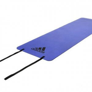 Коврик для йоги и фитнеса Adidas 6 мм синий.